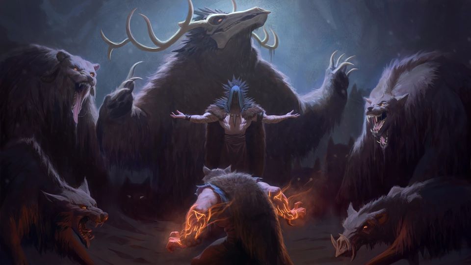 Udyr facing the Ursine monsters