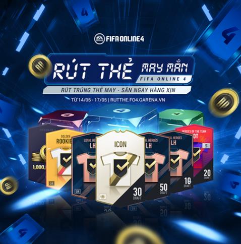 The Lucky Card Draw event for FIFA Online 4 from May 14 to May 17.