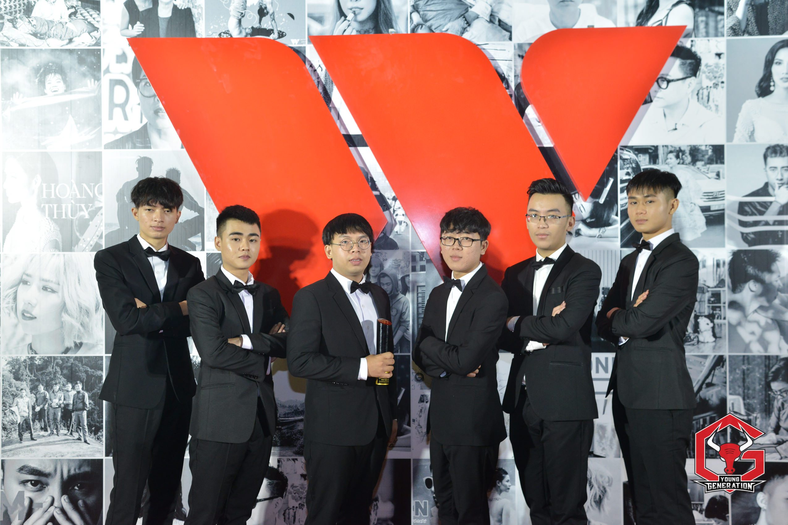 Young Generation roster at the We Choice Awards 2017