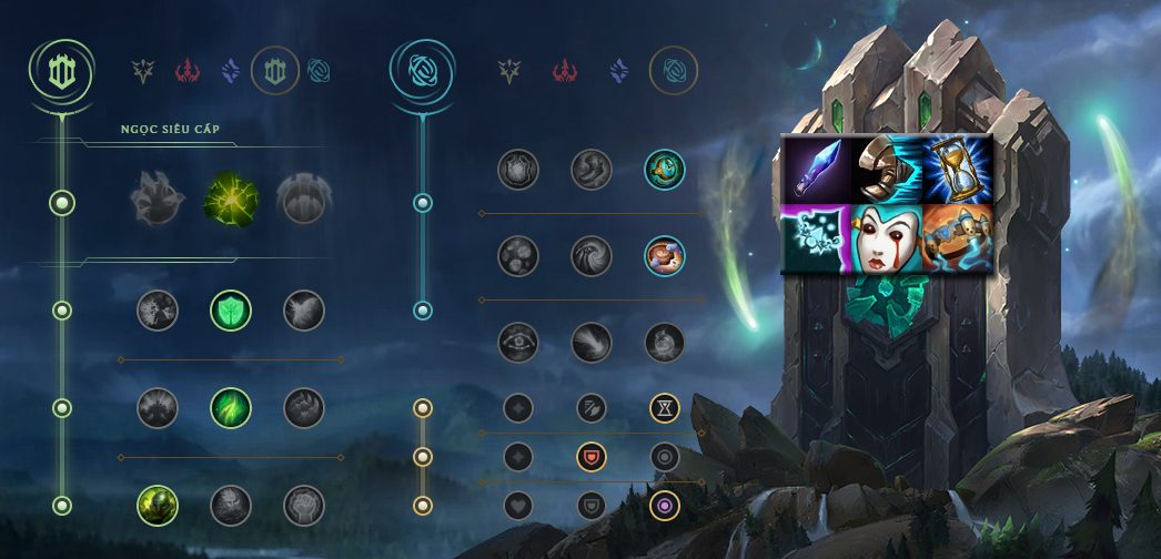 Recommended runes and items for Lissandra support