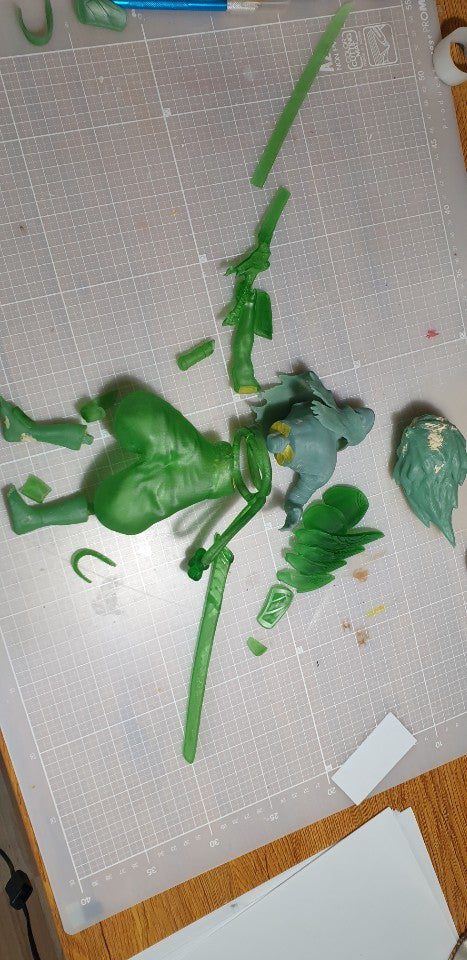 Details of Yasuo after 3D printing
