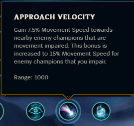 Changes to Approach Velocity