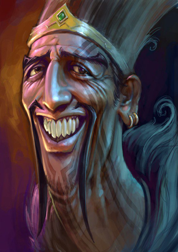 A face born to play the villain