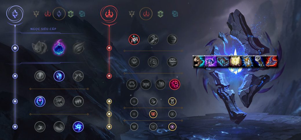 Recommended runes and items for Xerath