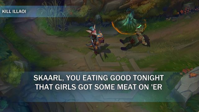 He swings and curses, even cursing at his teammates...
