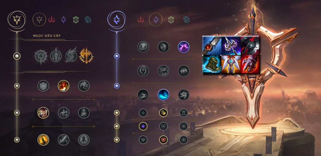 Runes and recommended items for Rek’Sai