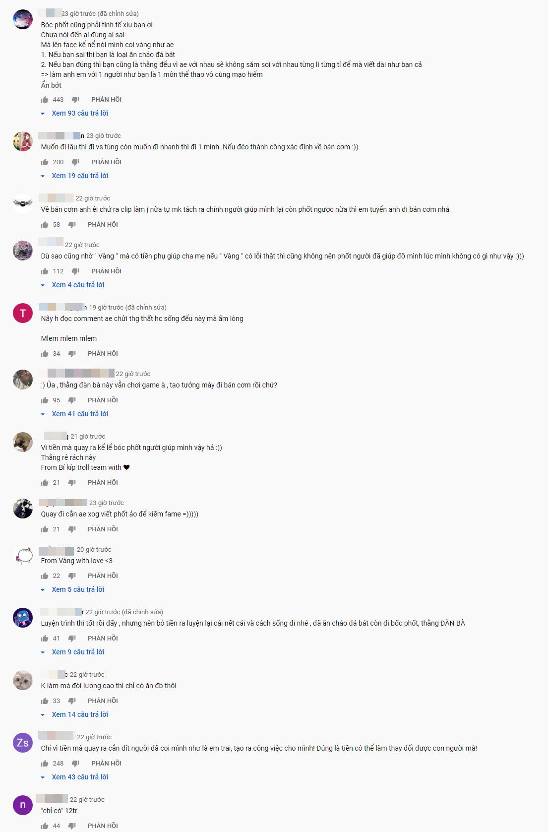 Before comments were disabled, the younger brother's clip received a lot of criticism from the online community