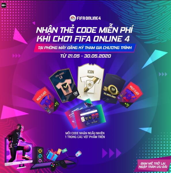Receive free codes at gaming cafes.