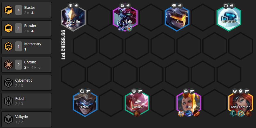 You can replace Miss Fortune's Red Buff with Glacial Gauntlet, Sorcerer's Hat, or Hextech Gunblade