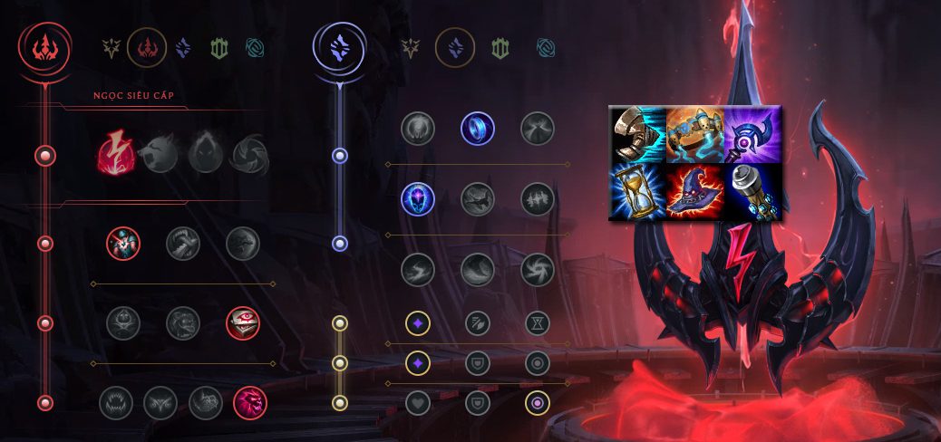 Recommended runes and items for Lissandra