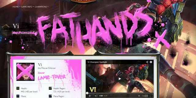 Just before her in-game debut, Jinx wrecked the champion introduction section of VI