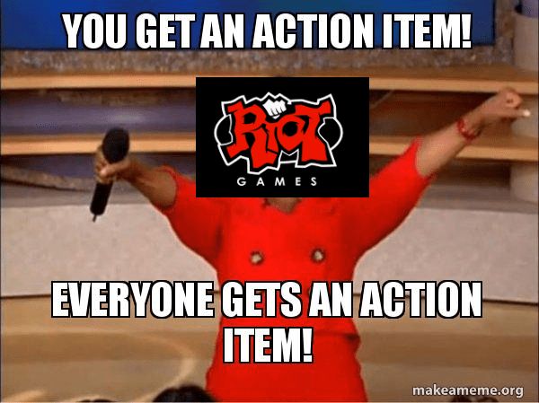 Everyone has items, no need to be jealous - Riot said