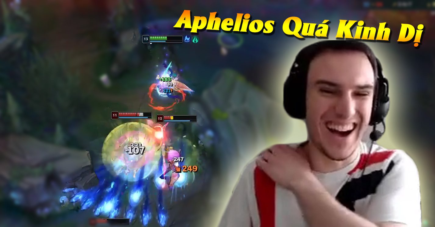 Perkz is amazing with Aphelios