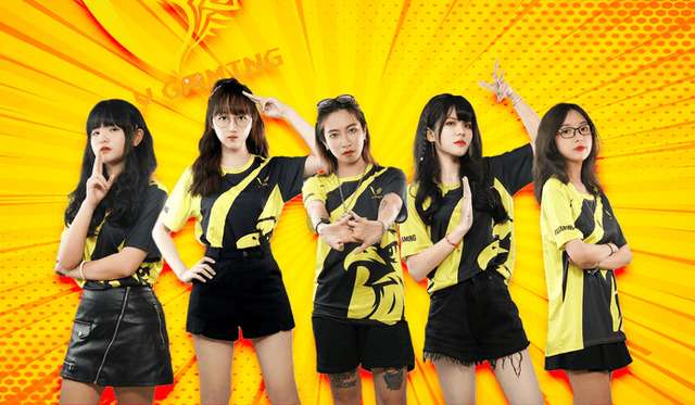 5 beautiful girls from V Gaming who play League of Legends well