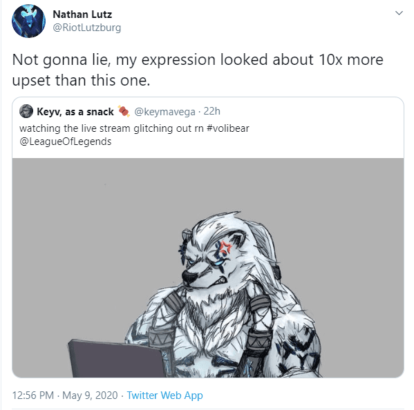 The lead designer of Volibear's rework is probably very disappointed that his work wasn't showcased perfectly