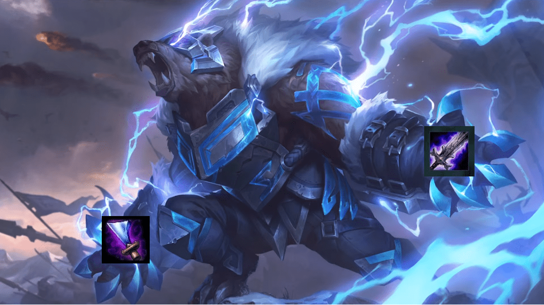 The Blade of the Ruined King and the Hextech Gunblade are predicted to be the two strongest items interacting with the new Volibear