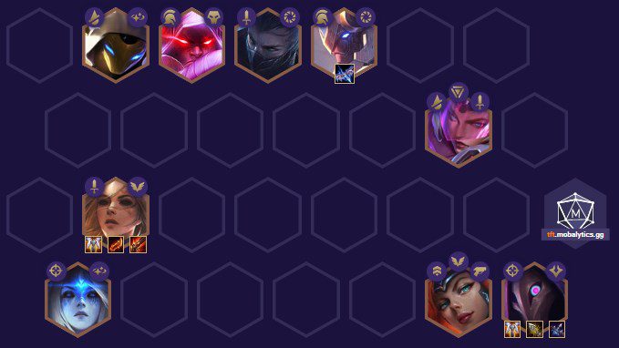The complete composition at level 9