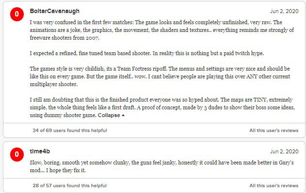 The majority of VALORANT reviews on Metacritic are extremely negative