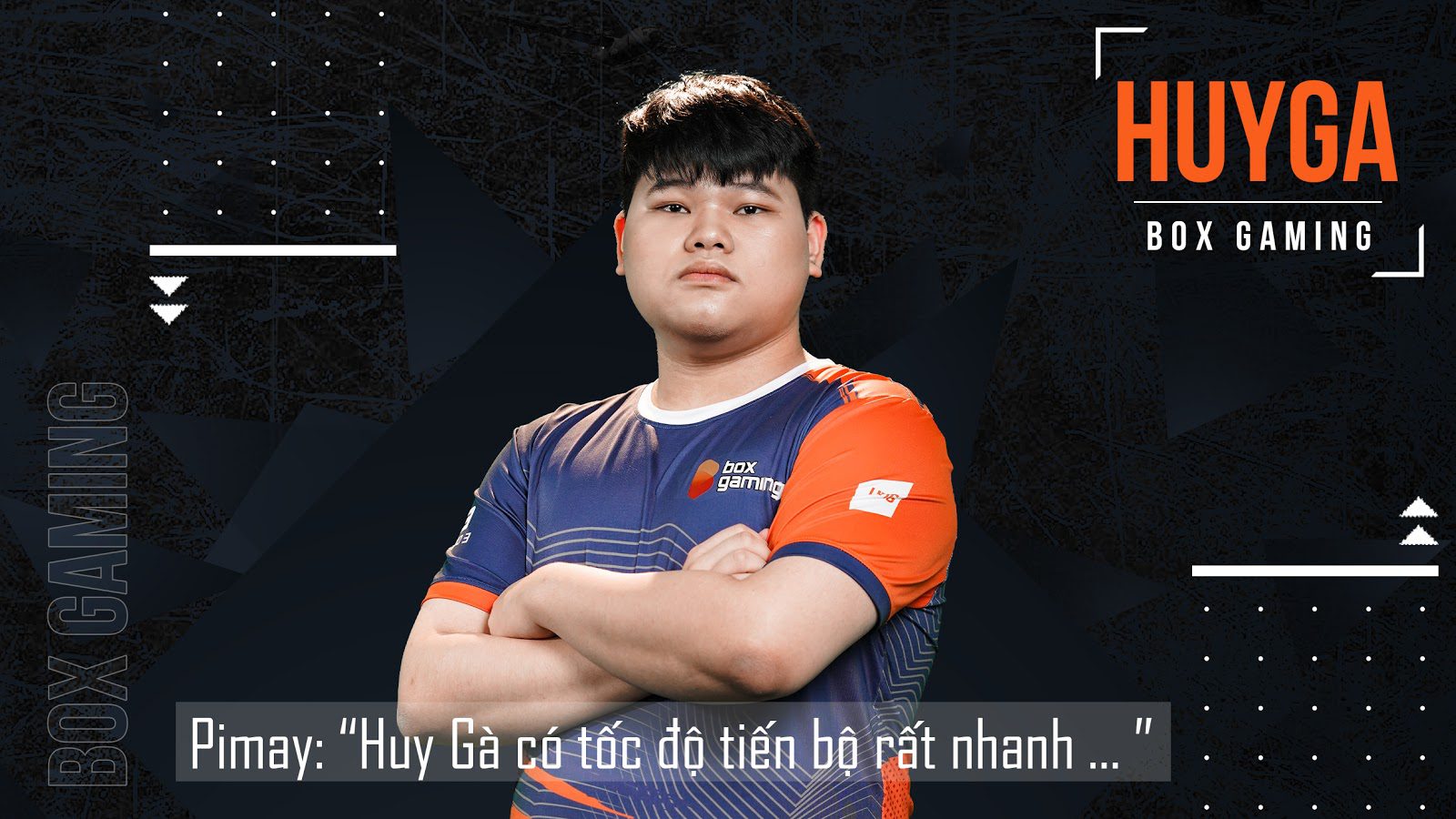 Huy Ga's teammate Pimay has had very positive comments about him.