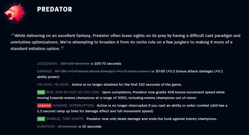 A very notable update for Predator