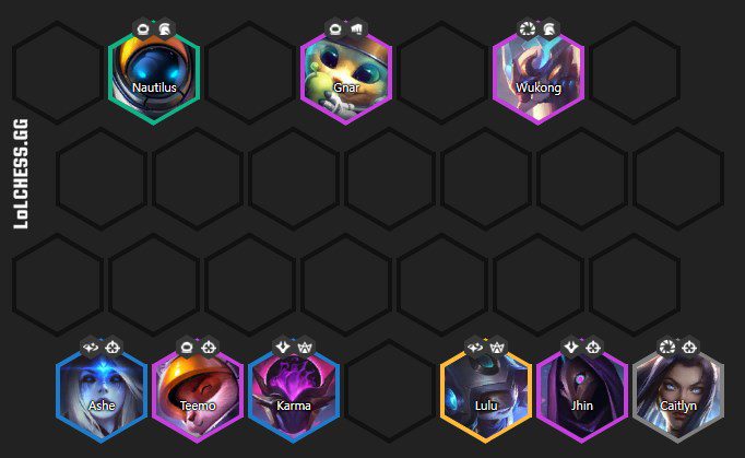 Complete composition at level 9