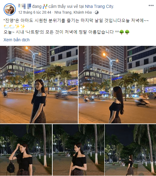 This hot girl seems to be enjoying her vacation in Vietnam