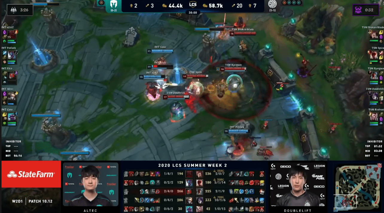 Bjersen is continuously spamming Fiddlesticks mid lane at LCS