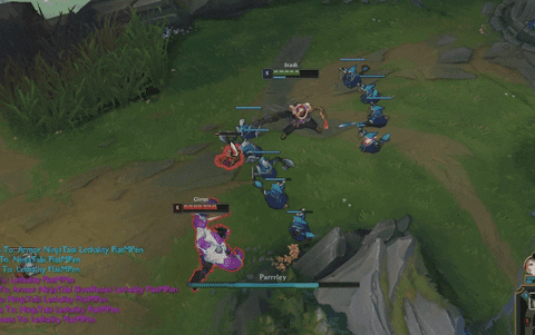 The 'chain explosion' ability was tested by Riot Games