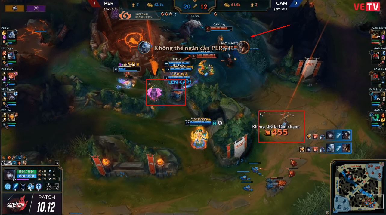 Levi and Dia1 separated themselves from their teammates, resulting in death without taking anyone from Percent with them