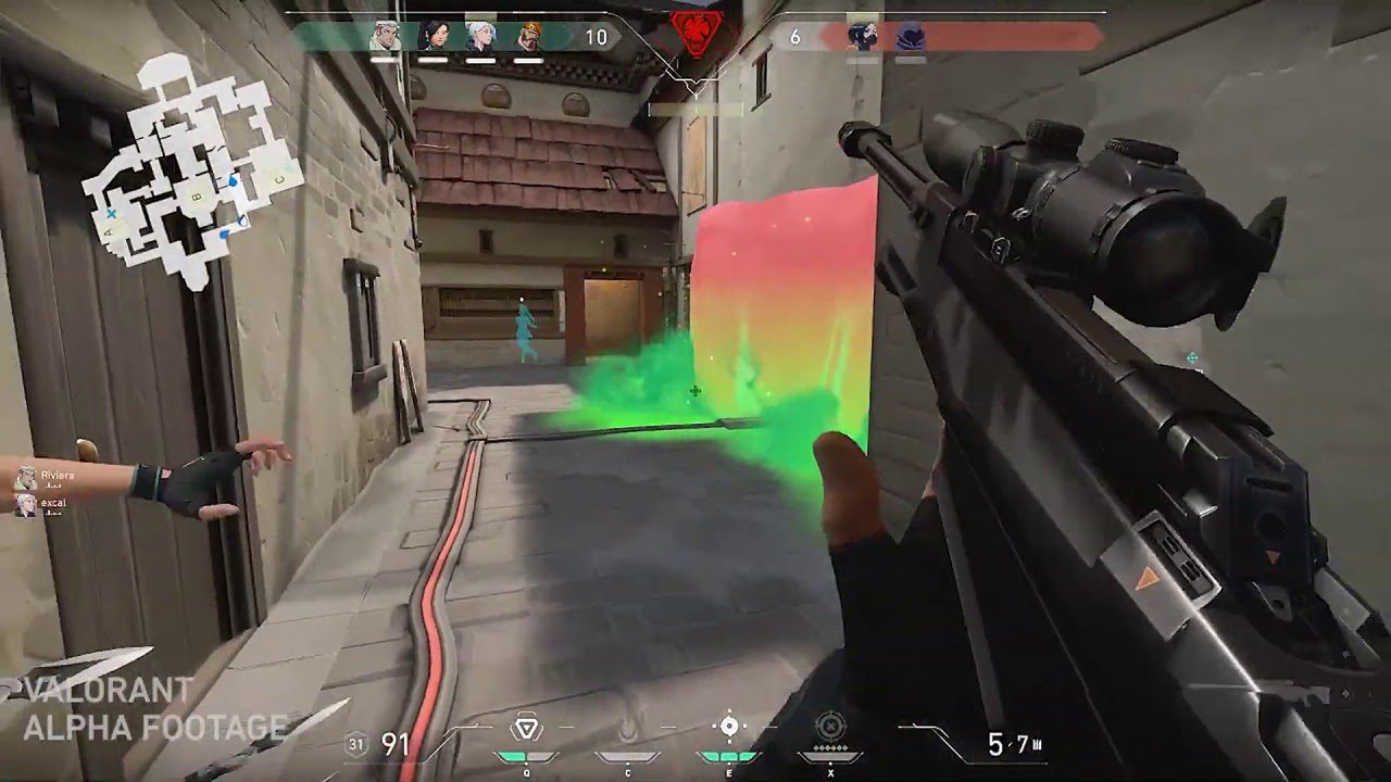 The graphics of the official VALORANT are no different from the beta version