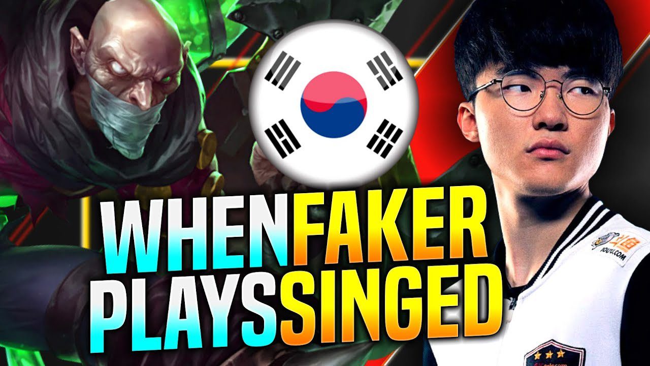 Who knows, we might see Faker playing Singed in the next match