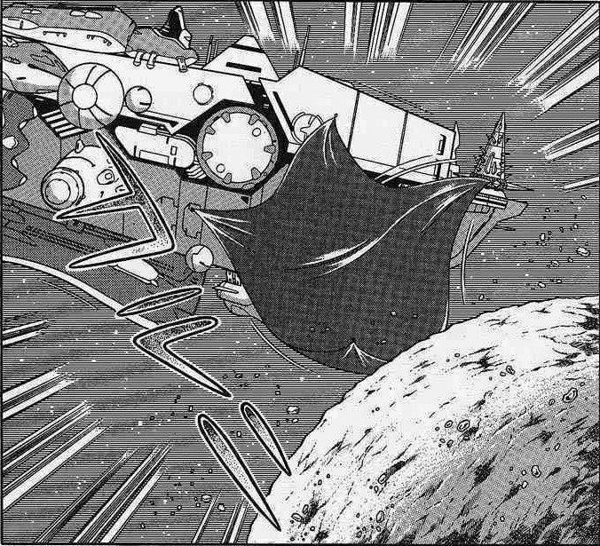 Using the Super Handkerchief + Enlarging Flashlight to alter the trajectory of the mother spaceship to avoid collision with the asteroid also originated from Nobita's suggestion