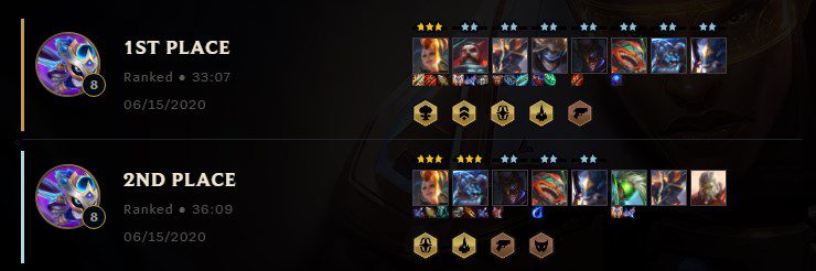 In the same composition, the difference between top 1 and not top 1 is whether or not you have Gangplank