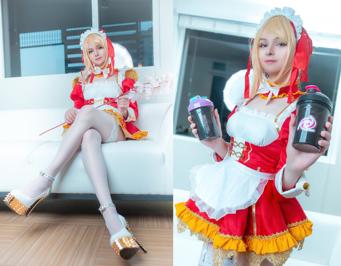 Nero Maid character from the popular Japanese game Fate/Grand Order