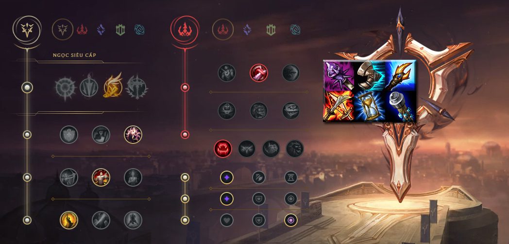 Recommended runes and items for Kassadin