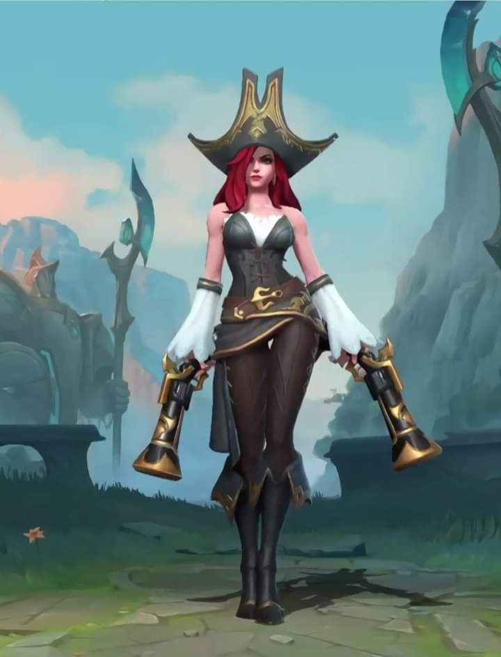 Miss Fortune in League of Legends: Wild Rift is also dressed modestly, making it hard to recognize the female marksman known for her alluring figure that has become a trademark in LoL