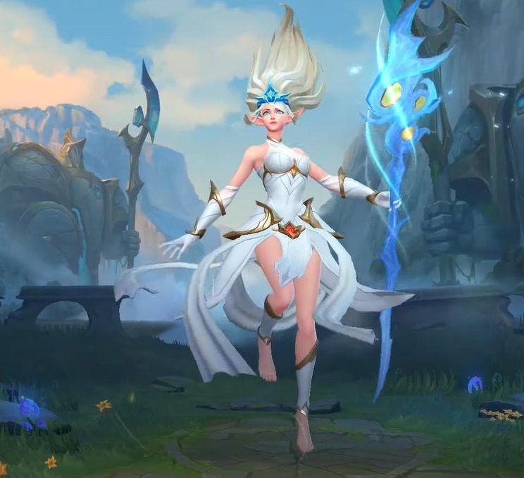 And here is the in-game image of her