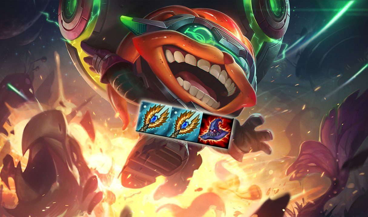 Required items for Ziggs with a 23.3% top 1 rate are 2 Archangel's Staffs and a Sorcerer's Hat