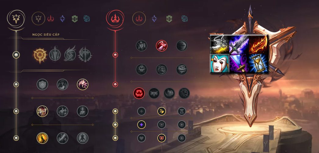 Recommended runes and items for Kennen dealing mixed damage