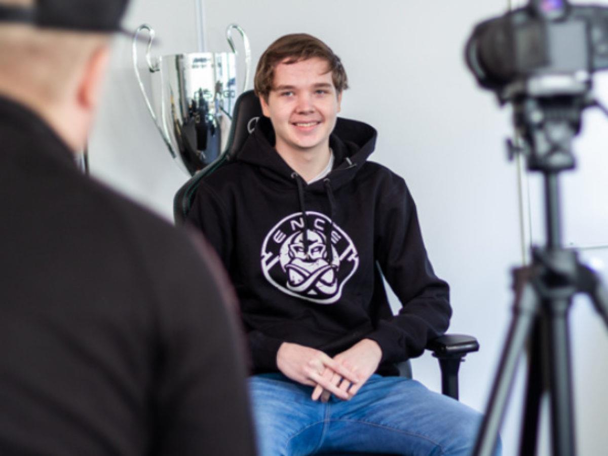 Young talent Jamppi in ENCE colors