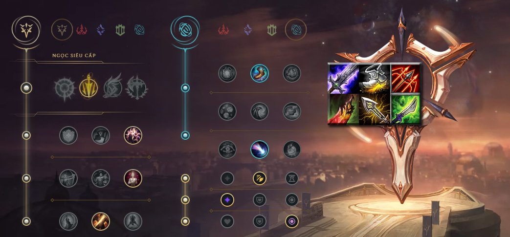 Recommended runes and items for Ashe