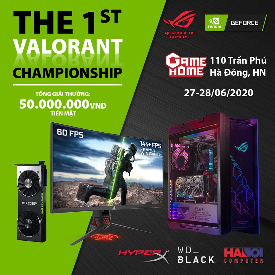 The tournament is held in Hanoi and is sponsored by many Vietnamese brands