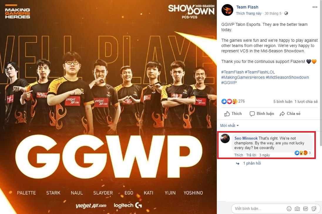 Talon Esports coach disrespects Team Flash