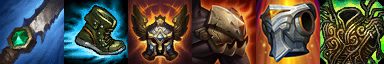 The first 3 items are core items, the next 3 depend on the situation