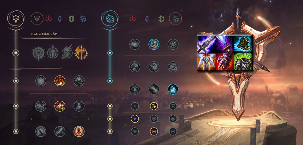 Recommended runes and items for Irelia