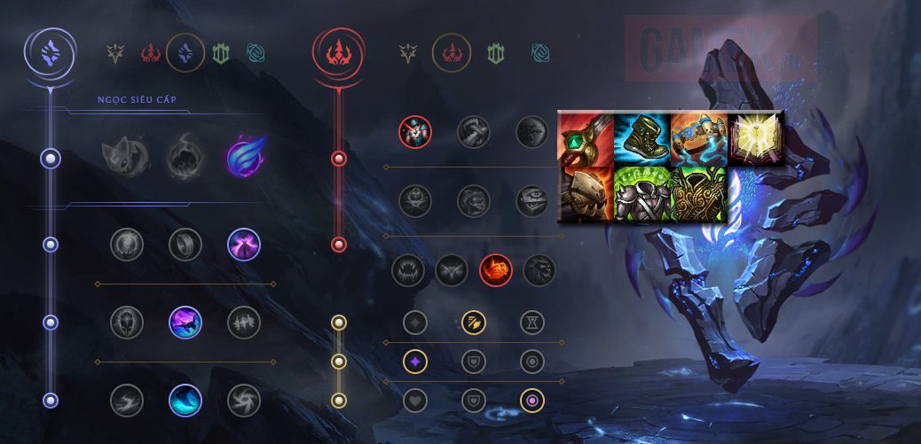 Recommended runes and items for Nunu