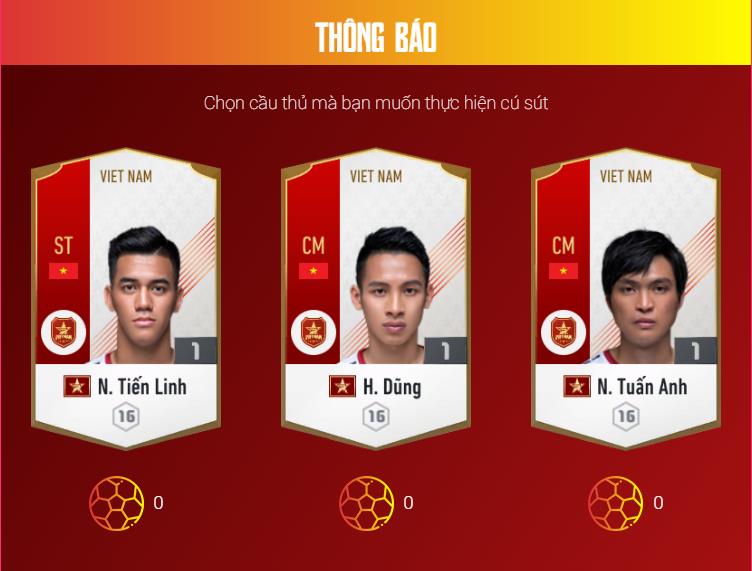 Who will you choose to score the decisive goal?