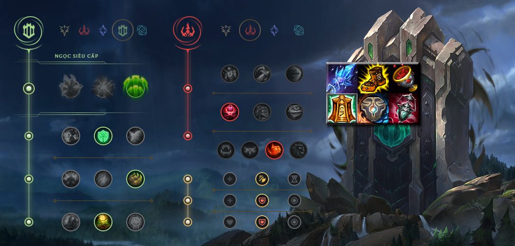 Recommended runes and items for Bard