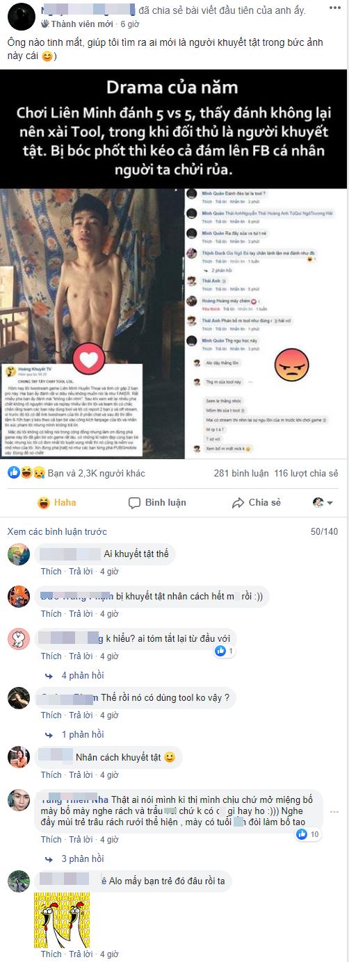 The gaming community defends the disabled streamer against the attacks from the two kids