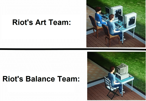 But we are no stranger to Riot's game balancing methods